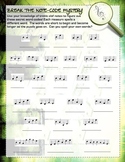 Treble Clef Note Code