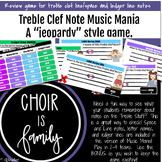 Music Mania: Treble Clef Version.  Jeopardy-style game in 
