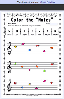 Treble Clef Note Name Worksheets for Christmas by Anastasiya Multimedia ...