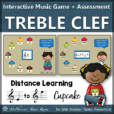 Treble Clef Note Names Interactive Music Game + Assessment