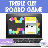 Treble Clef Note Reading Board Game for Lines and Spaces |