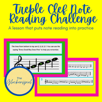 Preview of Treble Clef Note Reading Challenge