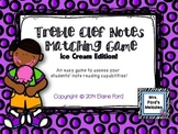 Treble Clef Notes Matching Game: Ice Cream Edition!