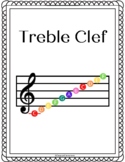 Treble Clef Poster for Boomwhackers