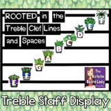 Treble Clef Staff Display Bulletin Board