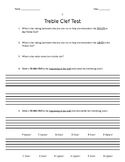 Treble Clef Test