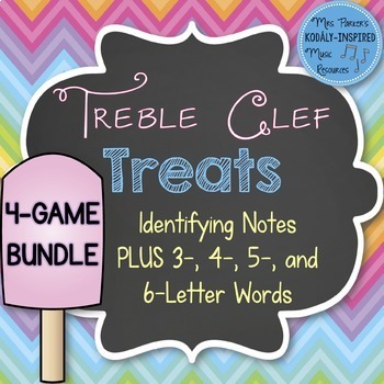 Preview of Treble Clef Treats: Bundle