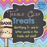 Treble Clef Treats: Identifying 5- and 6-Letter Words in t