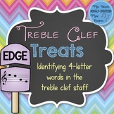 Treble Clef Treats: Identifying Four-Letter Words in the T