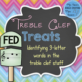 Treble Clef Treats: Identifying Three-Letter Words in the 