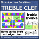 Treble Clef Note Names Music Board Game {Treble Trouble}