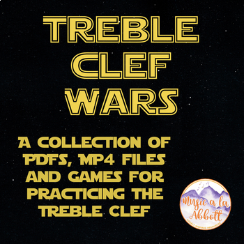 Preview of Treble Clef Wars {A Bundled Set of MP4s, PDFs and Games for the Treble Staff}