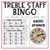 Treble Staff Bingo - Review Game