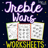 Treble Wars - Music Worksheets