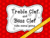 Treble and Bass Clef Note Name Powerpoint Game