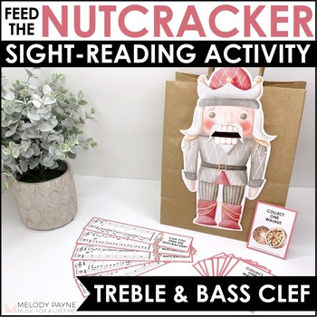Preview of Treble and Bass Clef Piano Sight-Reading Game – Feed The Nutcracker