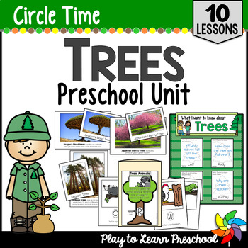 Preview of Trees Activities & Lesson Plans Unit for Preschool Pre-K