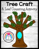 Tree Craft and Leaf Counting Math Activity for Spring, Sum