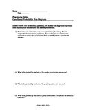 Tree Diagrams and Conditional Probability Worksheet