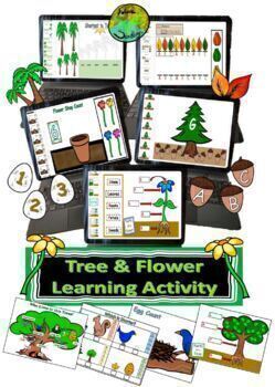 Preview of Tree & Flower Google Slides™ Activity