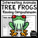 Tree Frogs Informational Text Reading Comprehension Worksh