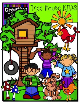 Preview of Tree House KIDS {Creative Clips Digital Clipart}