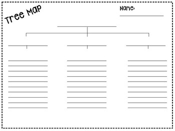 Blank Tree Map Worksheets Teaching Resources Tpt