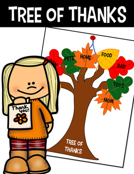 Preview of Tree Of Thanks - Thanksgiving Craft