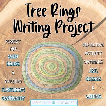 Preview of Tree Rings Project {Art + Science + Writing} Back to School Open House Activity