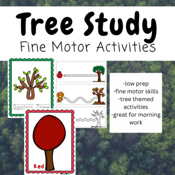 Preview of Tree Study Fine Motor Activities