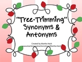 Christmas Holiday Synonym and Antonym Game