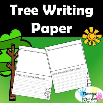 Preview of Tree Writing Paper FREE {trees, earth day, Fall}