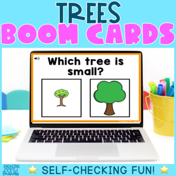 Preview of Trees Digital Boom Cards™ Trees Study
