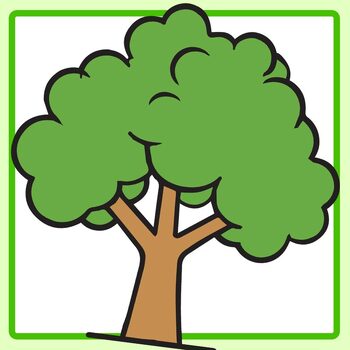 Trees - Growing Plants / Nature Clip Art Set Commercial Use by Hidesy's ...