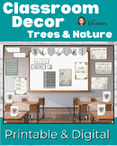 Trees & Nature Classroom Decor: Posters Labels Calendar Pe