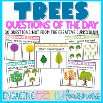 Preview of Trees Questions of the Day | Printable and Interactive Options
