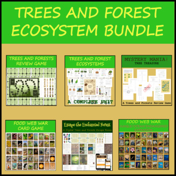 Preview of Trees and Forest Ecosystem Bundle