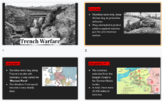 Trench Warfare Google Slides + Closed Notes 