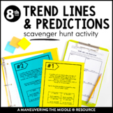 Trend Lines and Predictions Scavenger Hunt Activity | Tren