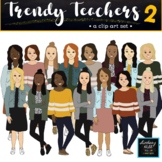 Trendy Teachers 2 {A Clip Art Set}