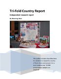 Country Report -Research-Tri-Fold Poster/Project Instructi