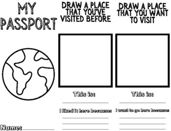 printable passport template for teachers