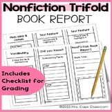 Trifold Book Report Nonfiction 3rd & 4th Grade