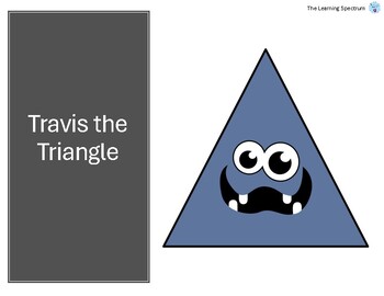 Preview of Triangle ADAPTED Book | Cloze Notes | Special Education | Shapes | ELA