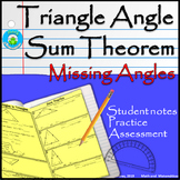 Triangle Angle Sum Theorem  Missing Angles in Triangles In