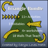 Triangle Bundle Pack~Angles~Congruent Triangles~Similar~Sp