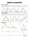 Triangle Classification and Rules for equation set up (One pager)