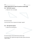 Triangle Congruence Discovery Activity