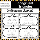 Triangle Congruence Halloween Jack-O-Lantern Activity (SSS