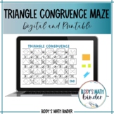 Congruent Triangles Maze